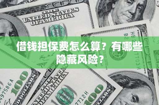 济南借钱担保费怎么算？有哪些隐藏风险？
