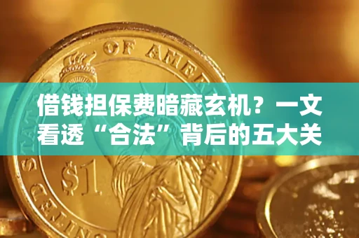 济南借钱担保费暗藏玄机？一文看透“合法”背后的五大关键陷阱