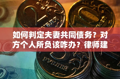 济南如何判定夫妻共同债务？对方个人所负该咋办？律师建议
