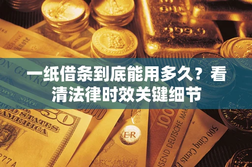 济南一纸借条到底能用多久？看清法律时效关键细节