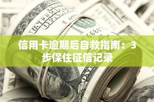 济南信用卡逾期后自救指南：3步保住征信记录