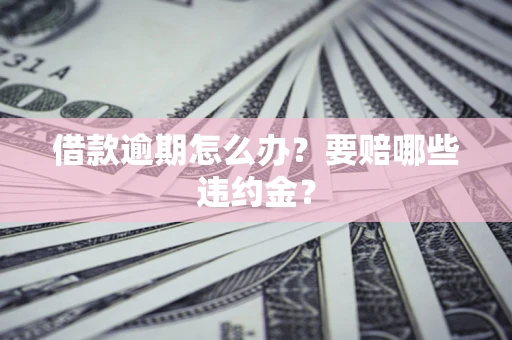 济南借款逾期怎么办？要赔哪些违约金？